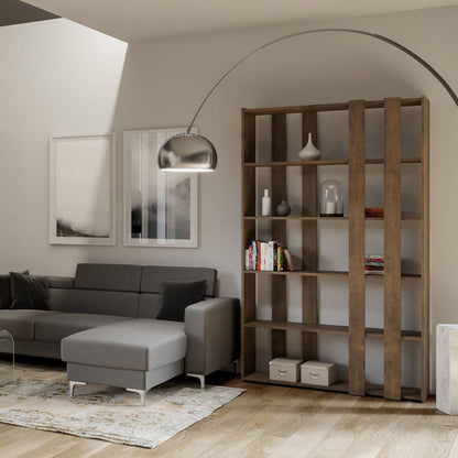 Libreria Kato Small: Variazioni di Stile per Spazi Compatti Librerie made in italy Hobby Shop Solution Libreria A Noce 