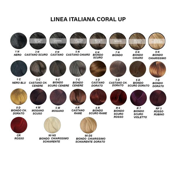 LINEA ITALIANA CORAL UPNO AMMONIACA BIONDO SCURO DORATO 6D