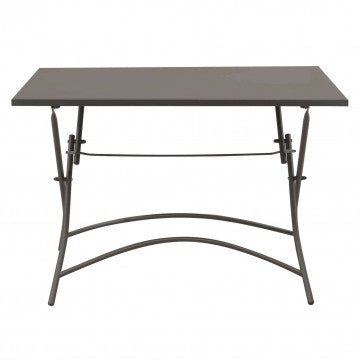 Tavolo pieghevole 110x70 cm acciaio elettroforesato trattamento antiruggine