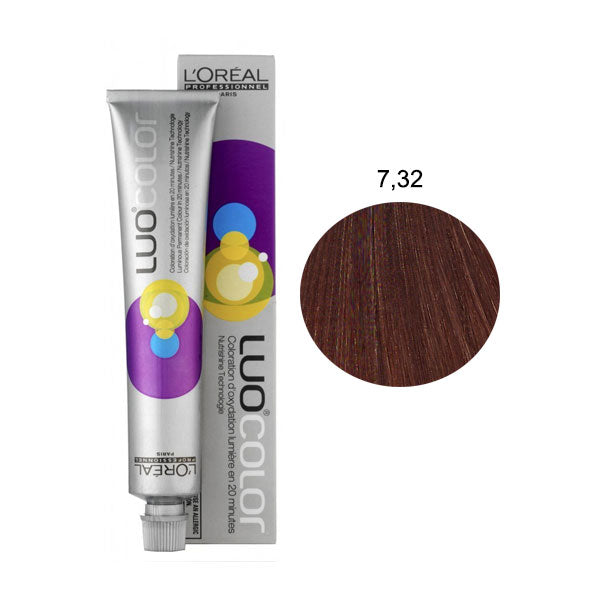L'OREAL PROFESSIONNEL LUOCOLOR COLORAZIONE PERMANENTE 7,32