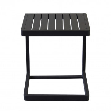 Tavolino quadrato alluminio verniciato 40x40 cm altezza 45 cm