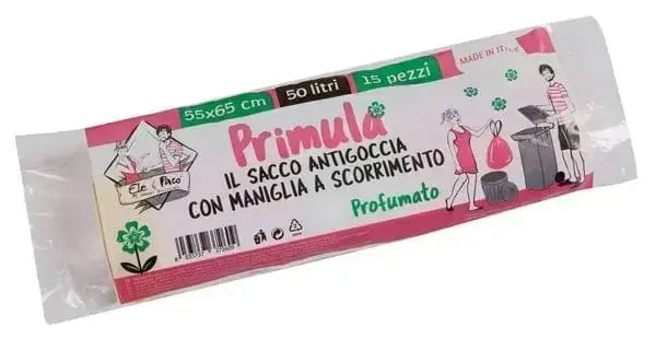 Sacco pattum.c/m.55x65(pz15)rosa Sacchetti spazzatura ELEPACKING   