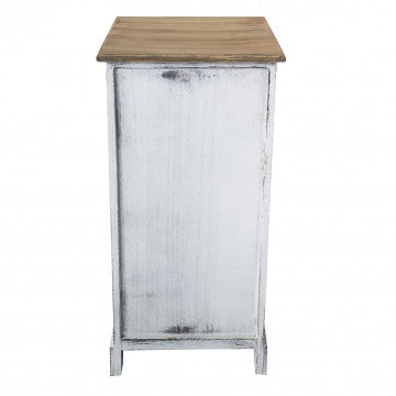 Mobiletto in legno 4 cassetti 35x28x73 cm peso 5,6 kg