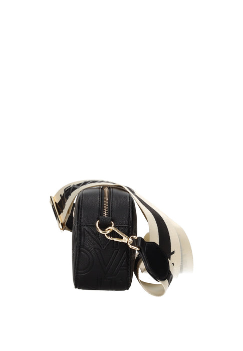 Valentino Bags Borsa A Tracolla Pansy In Ecopelle Con Chiusura Cerniera Due Tracolle Tessuto Ed Ecopelle 21x13x7 Cm