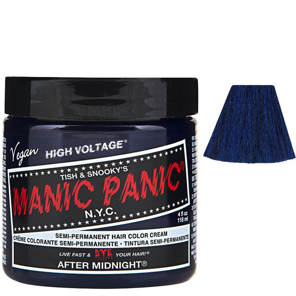 MANIC PANIC SEMI PERMANENT HAIR COLOR AFTER MIDNIGHT