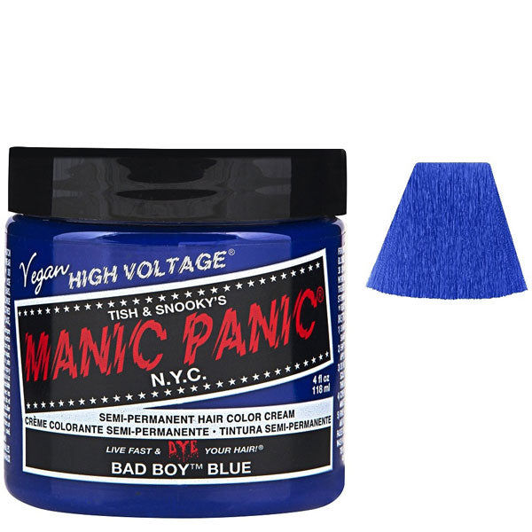 MANIC PANIC SEMI PERMANENT HAIR COLOR BAD BOY BLUE