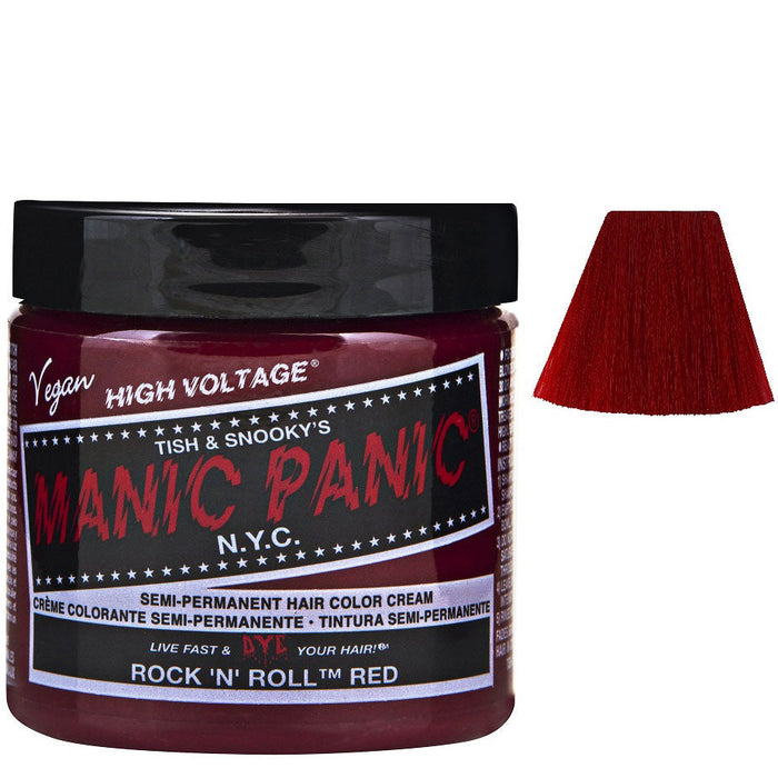 MANIC PANIC SEMI PERMANENT HAIR COLOR ROCK N ROLL RED