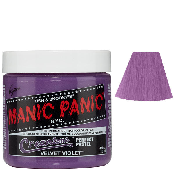MANIC PANIC SEMI PERMANENT HAIR COLOR VELVET VIOLET