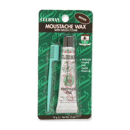 CLUBMAN CERA BAFFI MOUSTACE WAX CASTANO