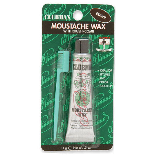 CLUBMAN CERA BAFFI MOUSTACE WAX CASTANO