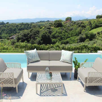 Coppia braccioli salotto in polipropilene - 60x10x44 cm