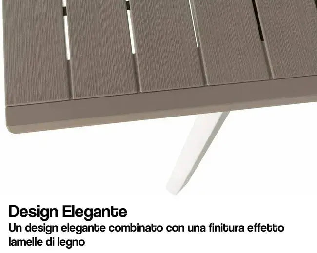 Tavolo Harmony Estensibile – 162/241 cm, 6/10 Persone, Effetto Legno