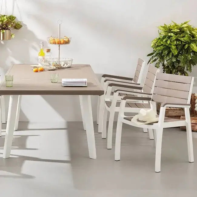 Tavolo Harmony Estensibile – 162/241 cm, 6/10 Persone, Effetto Legno