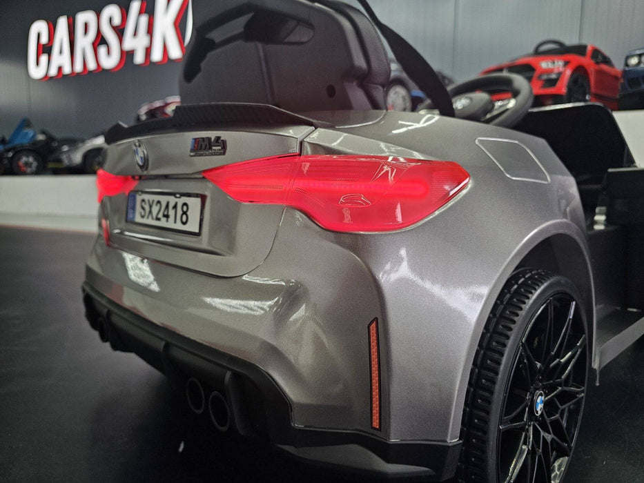 Auto Elettrica per Bambini BMW M4 12 V – Grigio Metallizzato