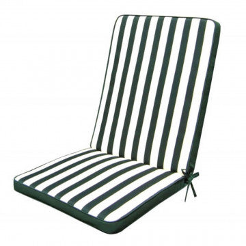 Cuscino in poliestere sfoderabile idrorepellente 95x44 cm spessore 4