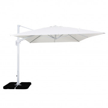 Ombrellone poliestere 400x300 cm sollevamento assistito pistone gas