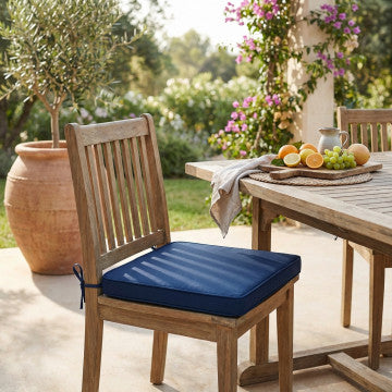 Cuscino seduta sfoderabile in poliestere idrorepellente 45x50 cm