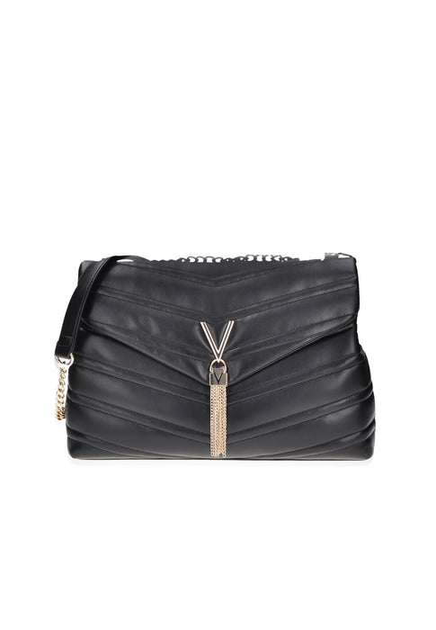 Borsa A Spalla Privilege In Ecopelle Con Chiusura A Patta E Charm Frontale Dimensioni 29x21x13 Cm Valentino Bags