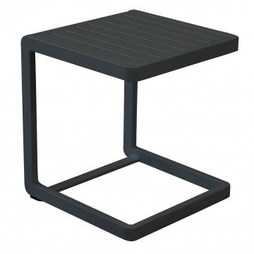 Tavolino quadrato alluminio verniciato 40x40 cm altezza 45 cm