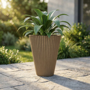 Vaso grande in fibra sintetica diametro 39 cm altezza 46 cm