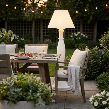 Lampada luminosa a risparmio energetico 20W diametro 60 cm altezza 180