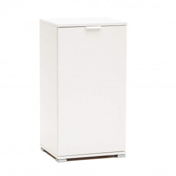 Mobiletto monoanta in truciolare bilaminato bianco 45x38x85 cm