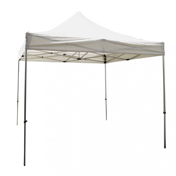 Gazebo Pieghevole Party 3x3 m Bianco Poliestere