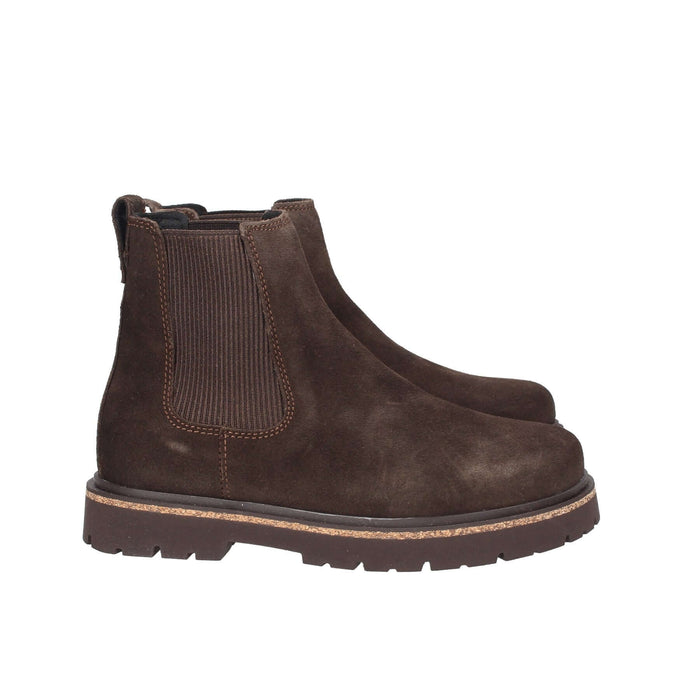 Birkenstock Beatles Highwood In Camoscio Deep Blue Con Plantare Originale Rimovibile Anatomico