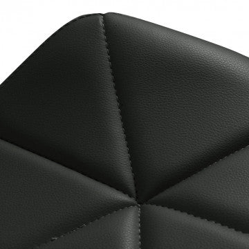 Sedia struttura metallo, seduta in poliuretano nero 49x41x71 cm