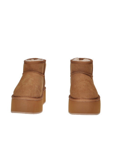 Stivali EMU Australia W13082 con Pianta Larga, Fodera in Montone e Sottopiede Imbottito, Suola Gomma Alta 5 cm