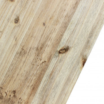 Mobile in ferro e legno con 3 ripiani, dimensioni 170x43,5x85 cm