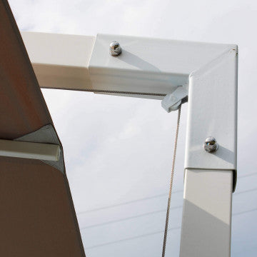 Ombrellone 3x3 m in alluminio con telo poliestere 235 gr