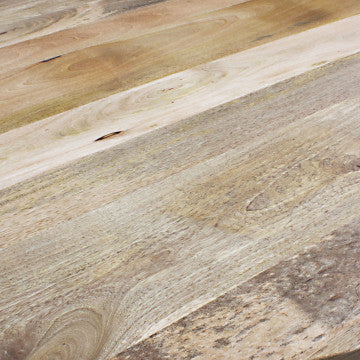 Tavolo rotondo in legno di mango diametro 130 cm altezza 77 cm