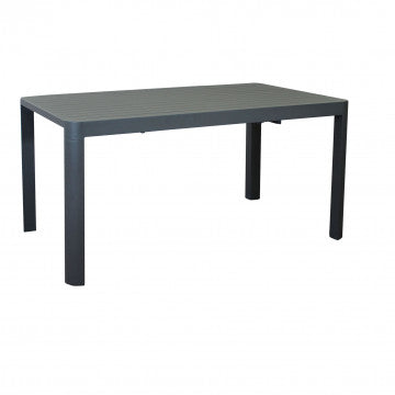 Tavolo allungabile in alluminio verniciato 100/150 x 150 cm