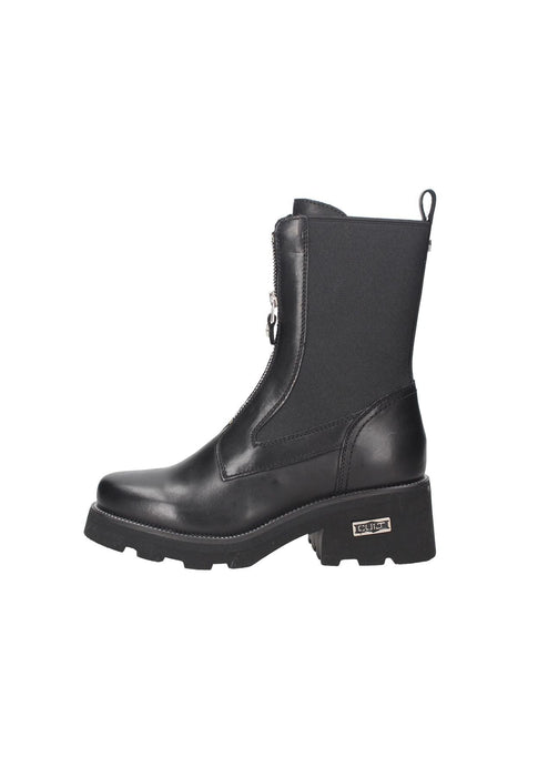 Beatles Grace 3929 Scarpe in Pelle con Chiusura Doppio Elastico e Cerniera Frontale Tacchi 6 cm