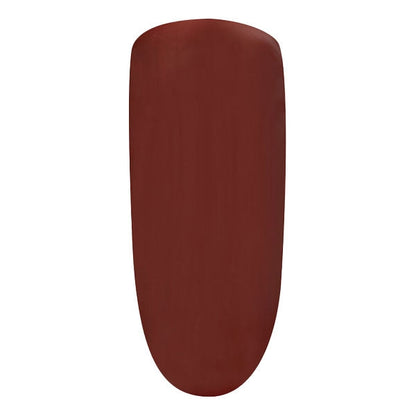 Unghia artificiale con smalto semipermanente nude brick di Peggy Sage, colore marrone matt, applicazione liscia e resistente, perfetta per look eleganti.