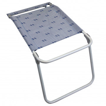 Poggiapiedi con struttura in textilene 2x1, portata massima 35 kg