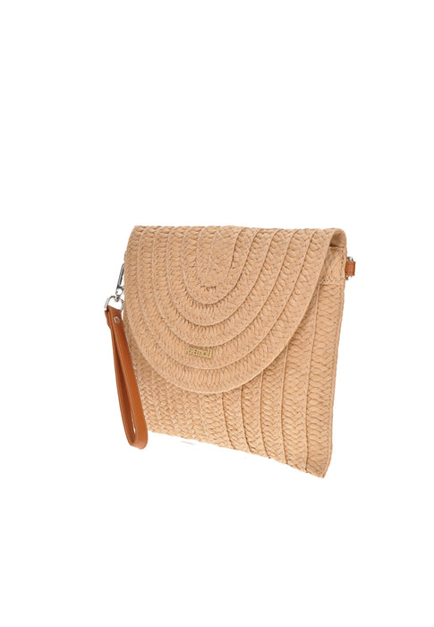 Pochette Irma In Tela Con Chiusura Cerniera E Patta Tira Zip E Tracolla Pepe Moll 22x1x29 Cm