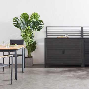 Modulo con armadietto per cucina struttura alluminio verniciato 90x62x125