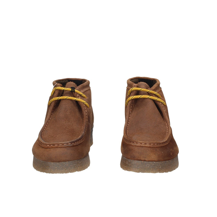 Polacchino Bantam Jeep JM32080A Nabuk Chiusura Con Lacci Sottopiede Imbottito In Pelle Fondo In Gomma