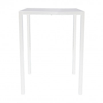 Tavolo autolivellante metallo 70x70 cm altezza 110 cm bianco