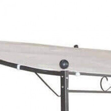 Telo pergola addossato poliestere 180 gr, dimensioni 3x4 metri, colore ecrù