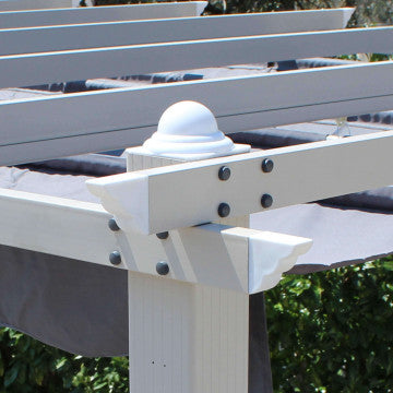 Gazebo struttura metallo alluminio telo poliestere grigio 180 gr 3x4 m