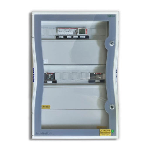 Quadro AC Trifase 100kW 160A 400V IP66 V-TAC per Fotovoltaico con sportello trasparente, ideale per impianti solari industriali.