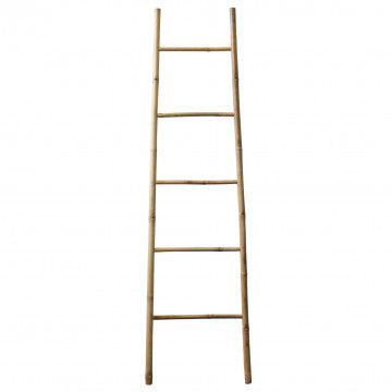 Scala in bamboo con palo diametro 3 mm, dimensioni 40-50 x 180 cm
