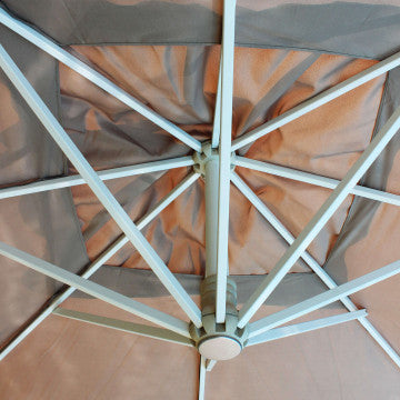 Ombrellone 3x3 m in alluminio con telo poliestere 235 gr