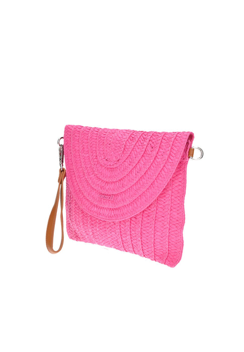 Pochette Irma In Tela Con Chiusura Cerniera E Patta Tira Zip E Tracolla Pepe Moll 22x1x29 Cm