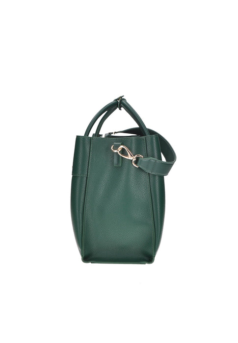 Shopping Alexia In Ecopelle Con Logo Minimal Sul Frontale Valentino Bags Misure 27x35x14 Cm Tracolla Rimovibile