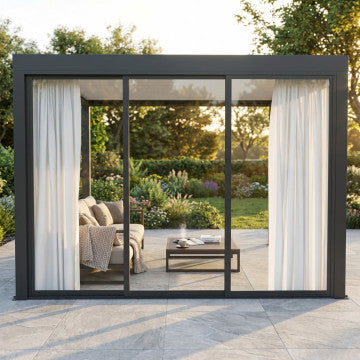 Tenda da interno per pergola bioclimatica lato 3 m poliestere