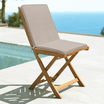 Cuscino sfoderabile in poliestere idrorepellente 90x40 cm spessore 4